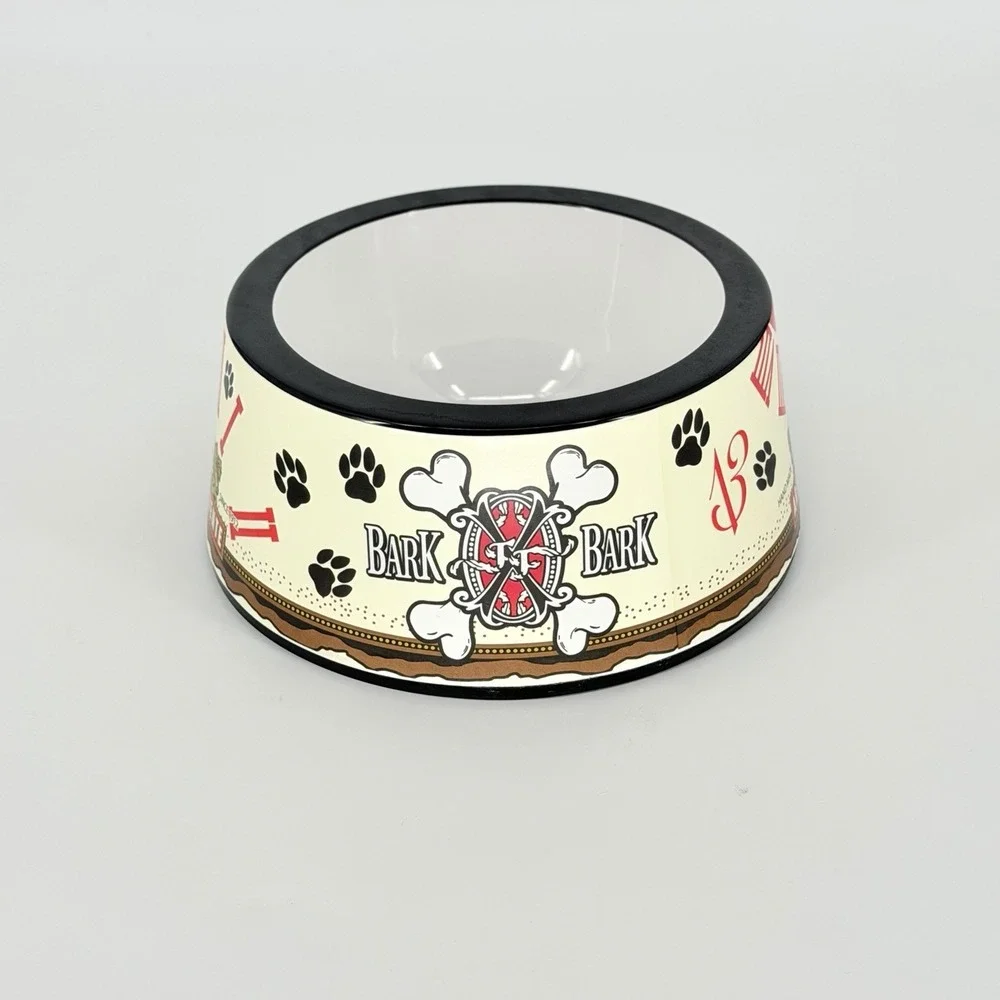 Arturo Fuente Bark Bark Dog Food Water Bowl Melamine Pet Dish